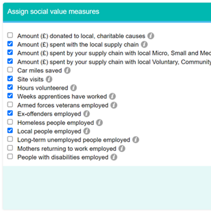 Enable Social Return on Investment (SROI) or Social Cost Benefit Analysis reporting.
